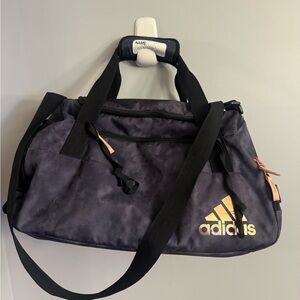 Adidas Gray Gym Duffel Bag